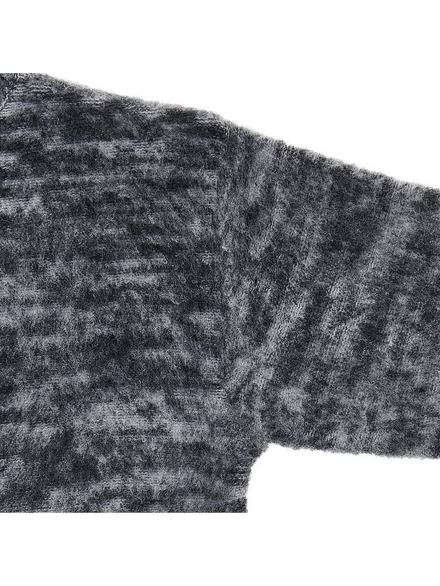 Anagram Wool Cardigan Grey - LOEWE - BALAAN.