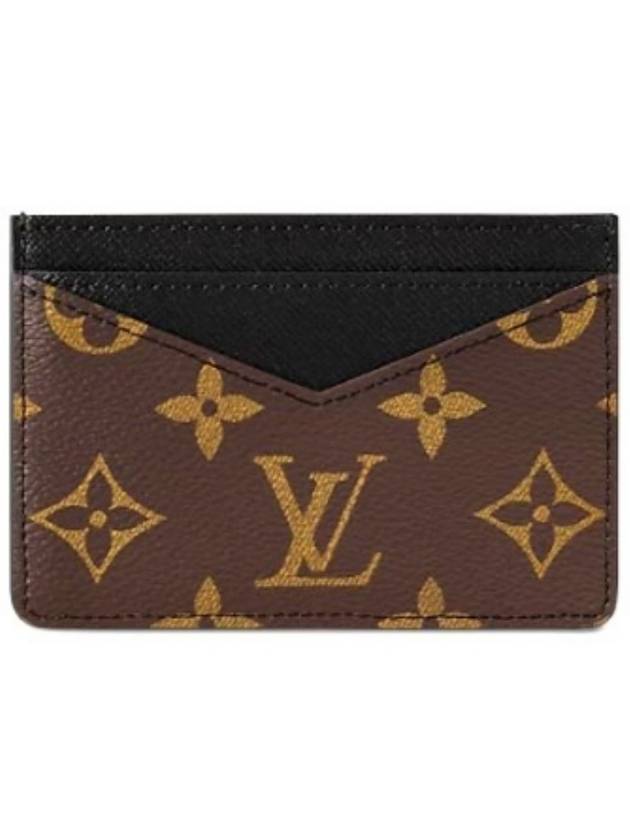 Neo Porte Monogram Card Wallet Black Brown - LOUIS VUITTON - BALAAN 3