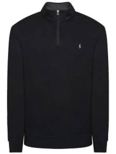 Pony Logo Half Zip-up Sweatshirt Black - POLO RALPH LAUREN - BALAAN 2