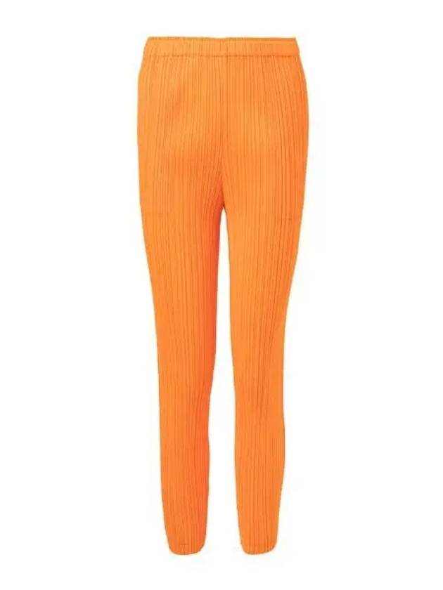 Thicker Bottoms 1 Straight Pants Orange - ISSEY MIYAKE - BALAAN 1