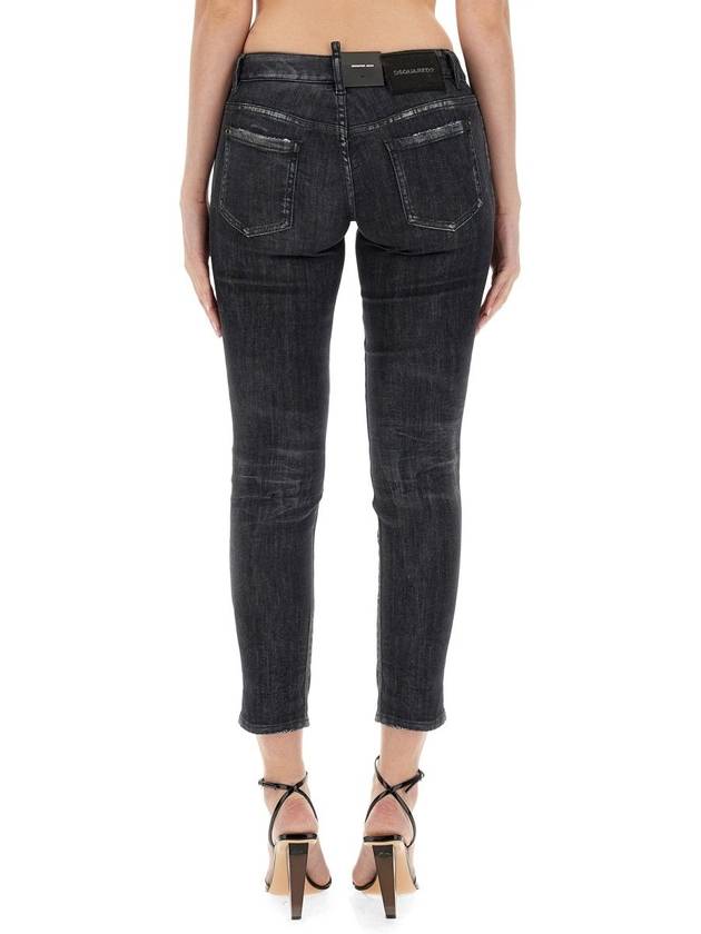 Clean Wash Jennifer Jeans Black - DSQUARED2 - BALAAN 7