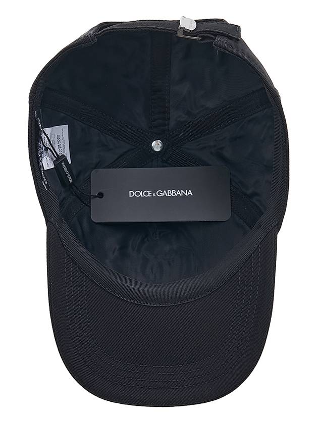 Embroidery Logo Baseball Ball Cap Black - DOLCE&GABBANA - BALAAN 6