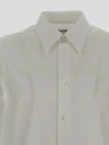 Classic Cotton Poplin Long Sleeve Shirt White - BOTTEGA VENETA - BALAAN 4