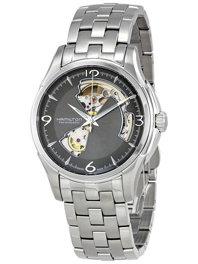 Jazzmaster Open Heart Automatic 40mm Metal Watch Grey - HAMILTON - BALAAN 2