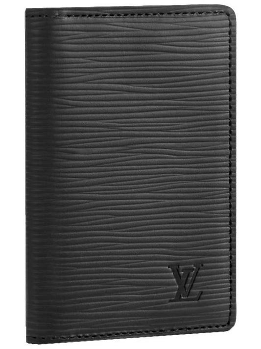 Pocket Organizer Epi Bi Fold Card Wallet Noir - LOUIS VUITTON - BALAAN 1