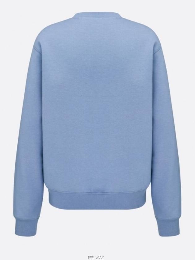 Logo Sweatshirt Blue - DIOR - BALAAN 7