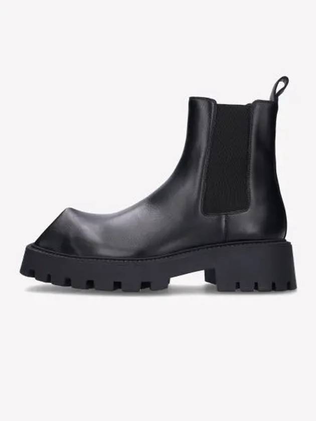 Rhino Leather Ankle Boots Black - BALENCIAGA - BALAAN 2