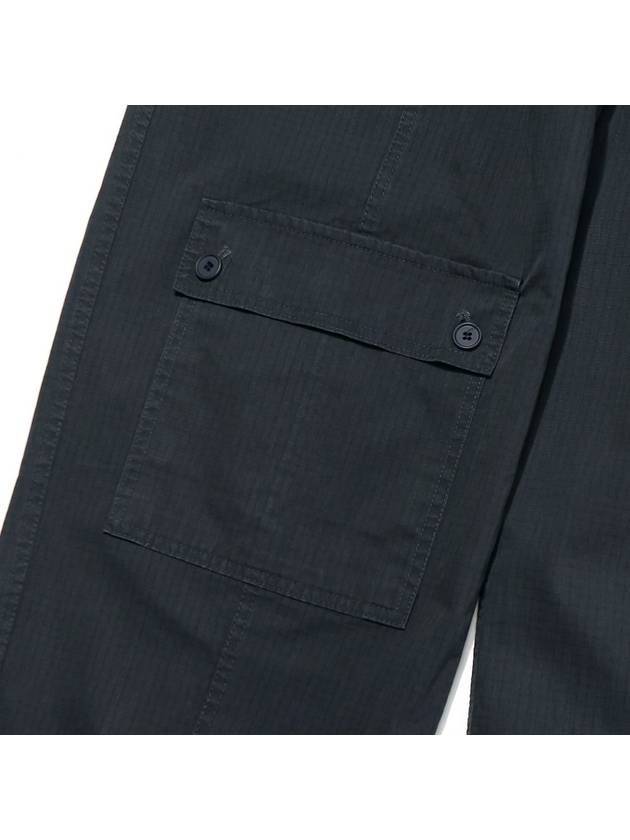 Double Pockets Texture Wide Pant Black - OGARP - BALAAN 6