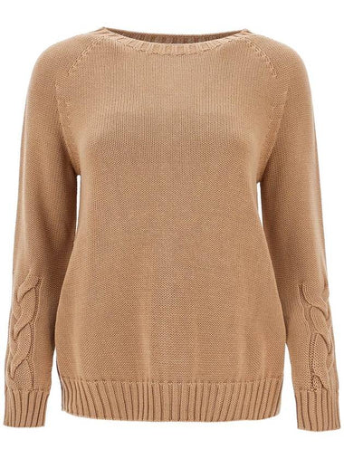 cotton cable knit sweater in 10 words - S MAX MARA - BALAAN 1