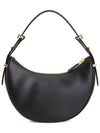 Arque Leather Shoulder Bag Black - PRADA - BALAAN 6