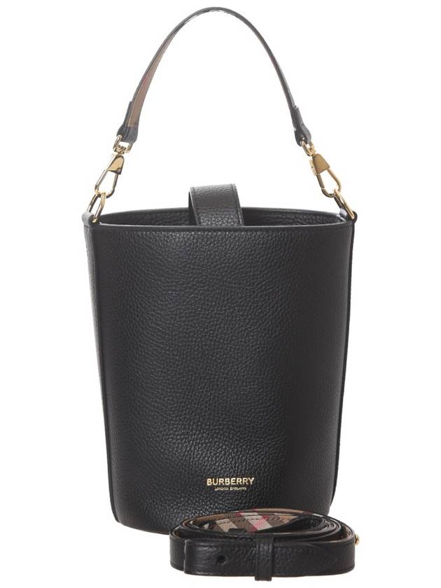 LL Small Bucket Bag Black - BURBERRY - BALAAN 2