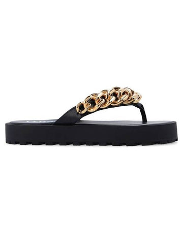 chain platform flip flops - VERSACE - BALAAN.