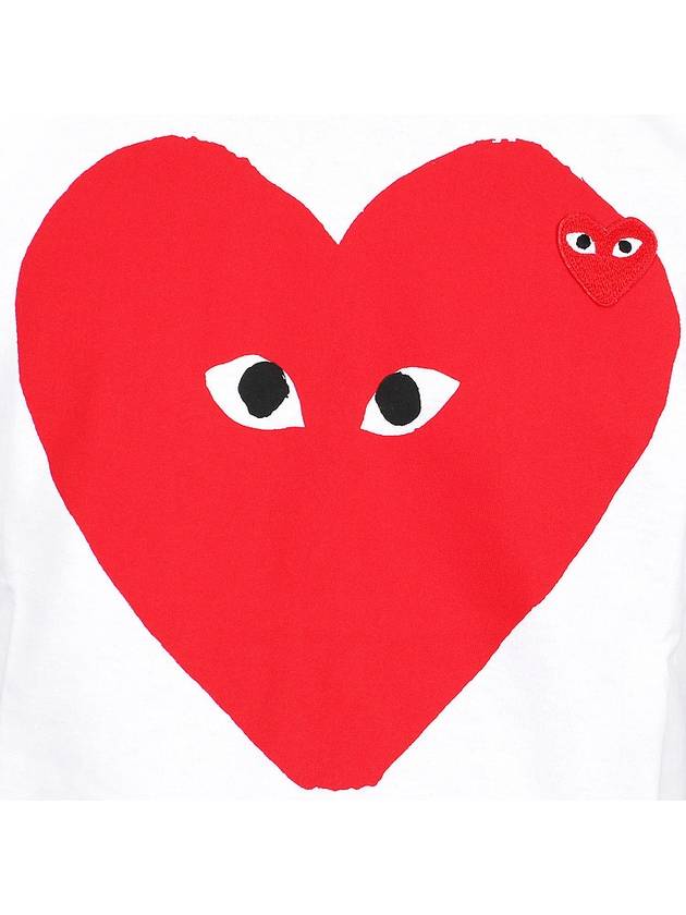 Big Heart Waffen Short Sleeve T Shirt P1T220 AZ T220 051 1 - COMME DES GARCONS - BALAAN 7