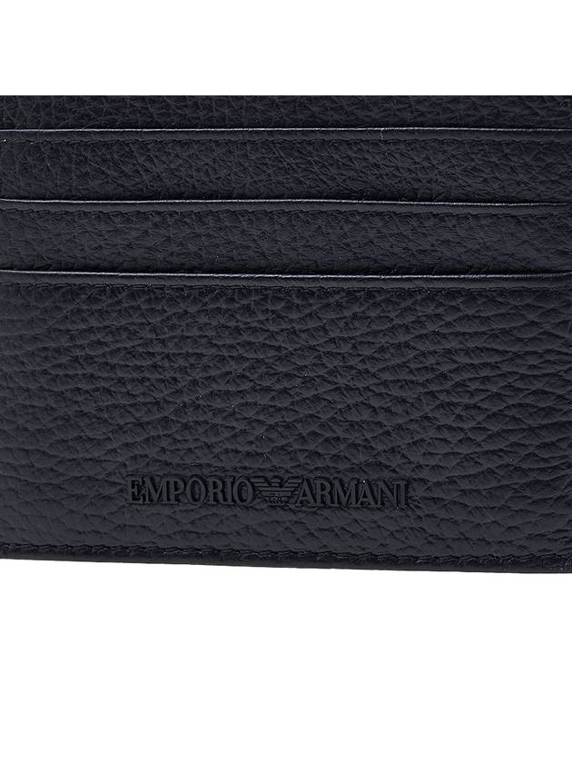 Logo Credit Card Wallet Black - EMPORIO ARMANI - BALAAN 7