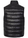 Gui Logo Patch Down Vest Black - MONCLER - BALAAN 4