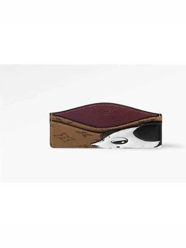 Monogram Reverse Card Wallet Brown - LOUIS VUITTON - BALAAN 3