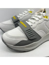 Men's Suede Vintage Check Velcro Low Top Sneakers White - BURBERRY - BALAAN 4