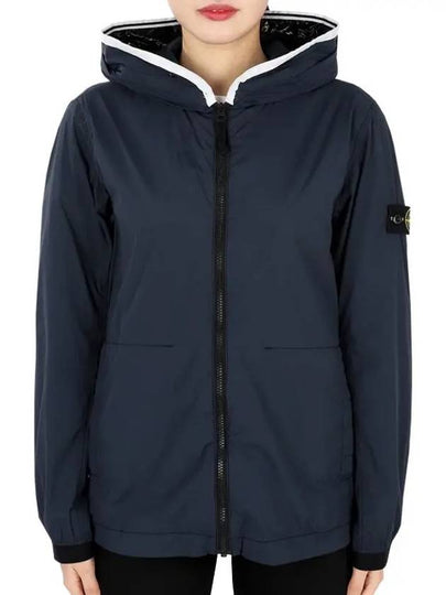 Kids Wappen Patch Zip-Up Hoodie Navy - STONE ISLAND - BALAAN 2