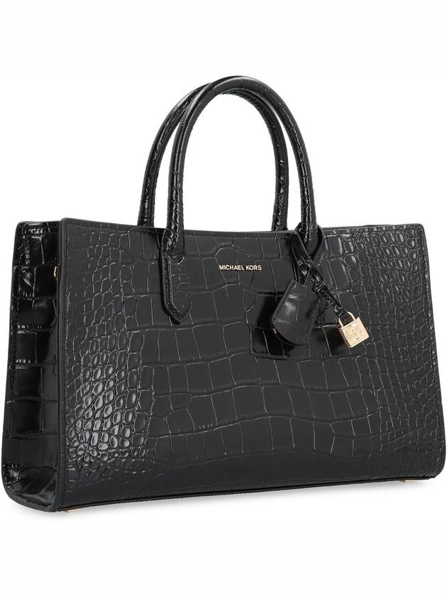 Michael Kors Scarlett Medium Tote Bag In Black Leather - MICHAEL KORS - BALAAN 2