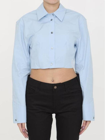 Shirt 7401894 1WC2241880 434 BLUE - ALEXANDER WANG - BALAAN 1