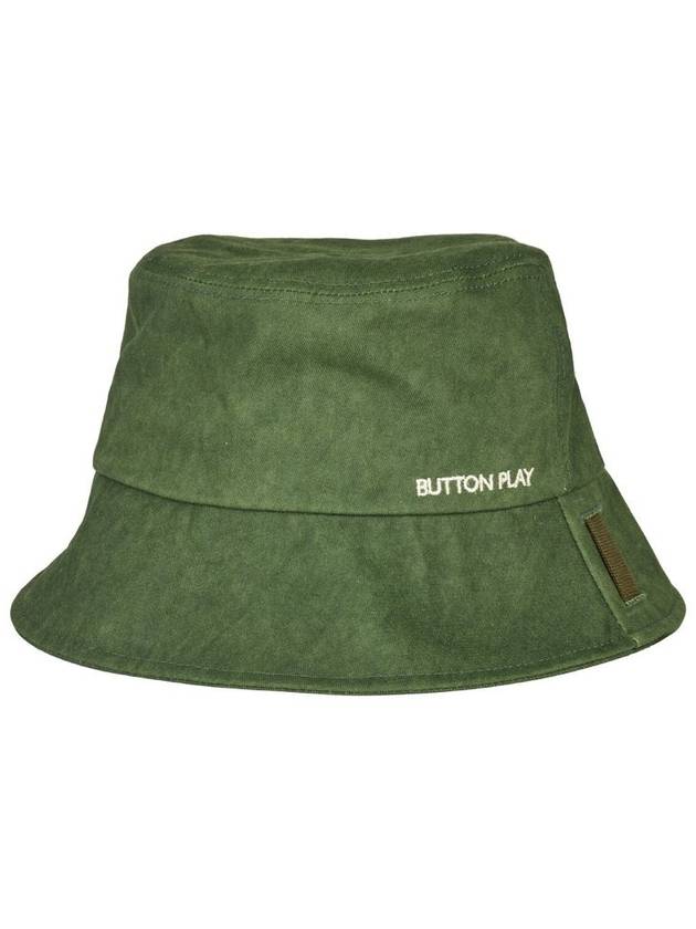 Strap embroidered logo bucket hatdark green - BUTTONPLAY - BALAAN 1