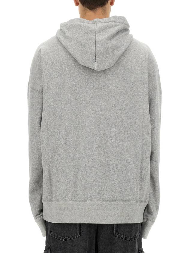 Miley Big Logo Hoodie Grey - ISABEL MARANT - BALAAN 4