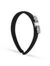 Vara Crystal Hairband Black - SALVATORE FERRAGAMO - BALAAN 3