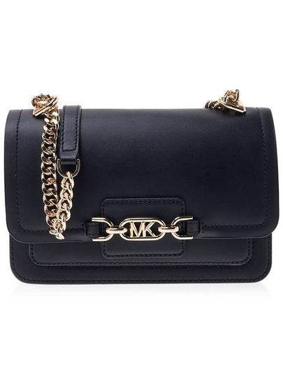 Gold Heather Large Leather Shoulder Bag Black - MICHAEL KORS - BALAAN 2