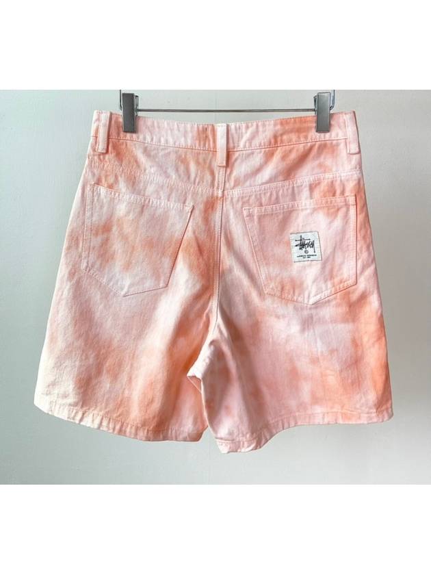 Women's Malibu TD Denim Shorts Melon - STUSSY - BALAAN 3