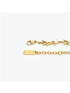 Cassandre Logo Chain Bracelet Gold - SAINT LAURENT - BALAAN 5