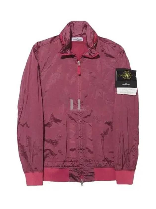 Men's Logo Patch Nylon Metal Zip-up Jacket Red - STONE ISLAND - BALAAN 2