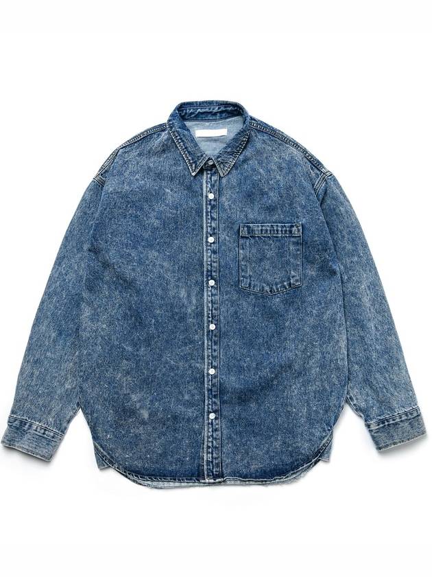 Oversized Jinro Denim Shirt Blue - C WEAR BY THE GENIUS - BALAAN 6