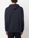 Milo Logo Cotton Hoodie Blue - A.P.C. - BALAAN 3