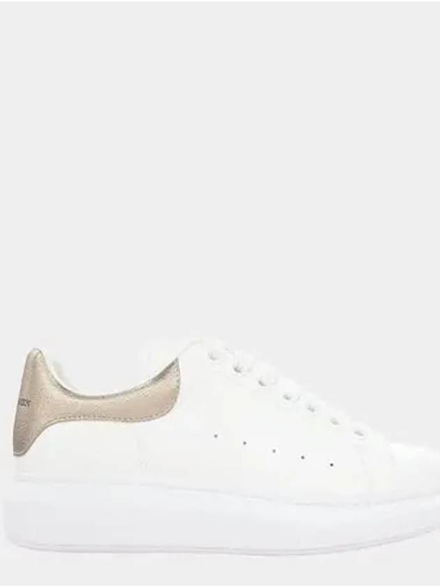 Oversized Low Top Sneakers White Rose Gold - ALEXANDER MCQUEEN - BALAAN 2