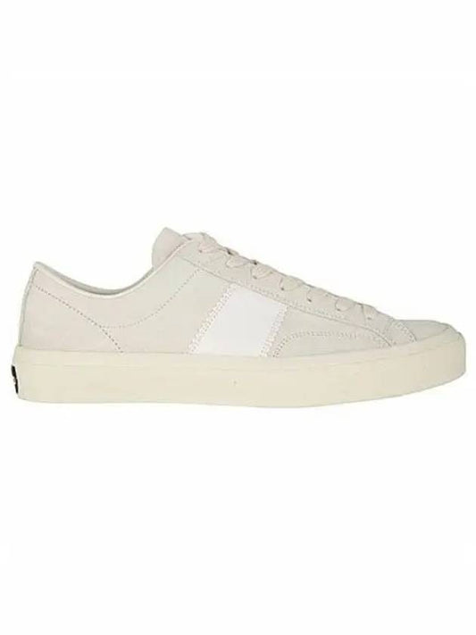 Men's Cambridge Suede Low Top Sneakers Light Grey - TOM FORD - BALAAN 2