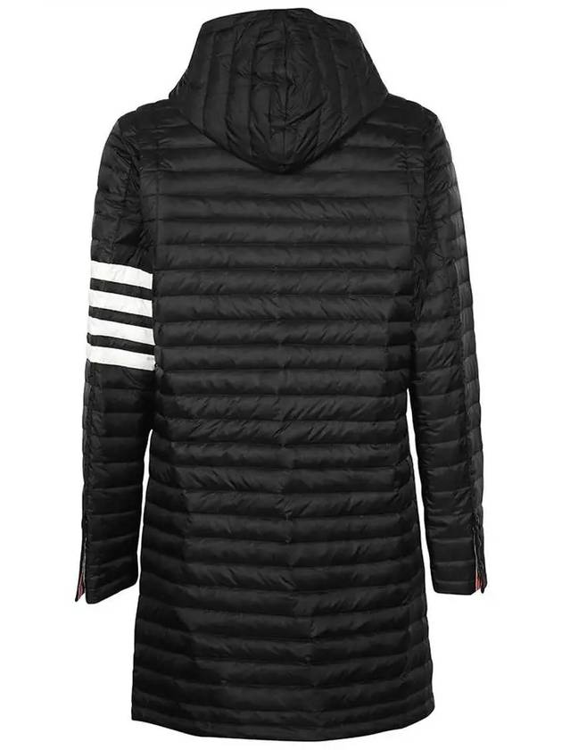 Men's 4 Bar Hooded Padding Black - THOM BROWNE - BALAAN 3