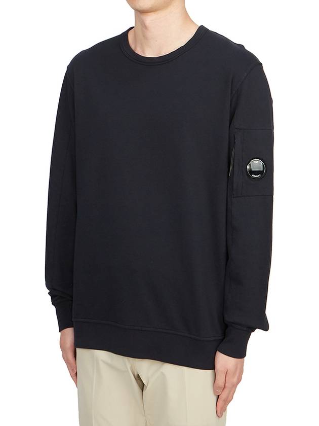 Light Fleece Sweatshirt Navy - CP COMPANY - BALAAN 3