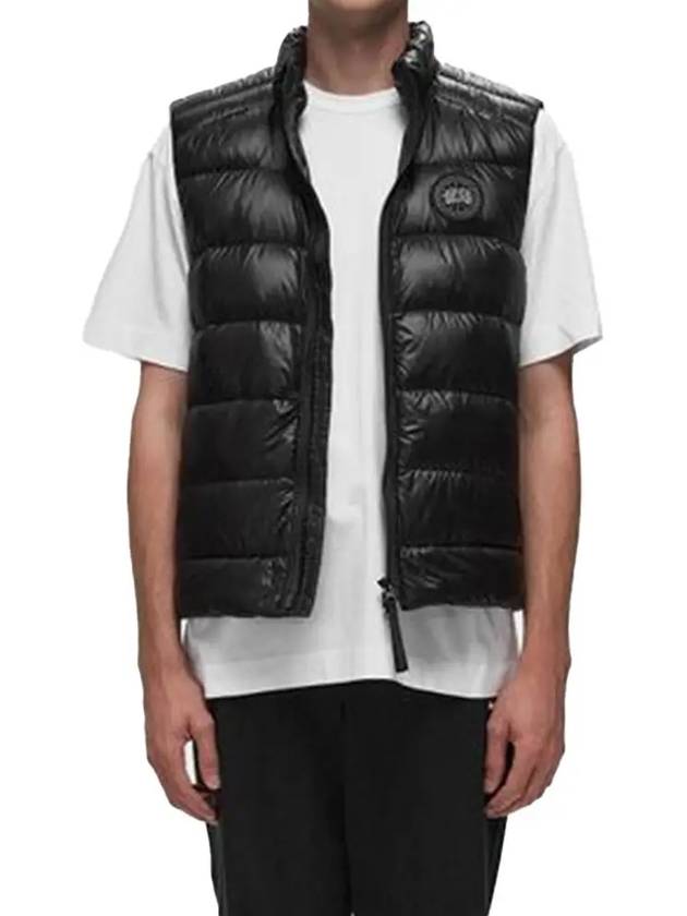 Men's Crofton Down Padded Vest Black - CANADA GOOSE - BALAAN 2