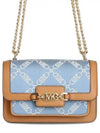 Heather Monogram Shoulder Bag Blue - MICHAEL KORS - BALAAN 2