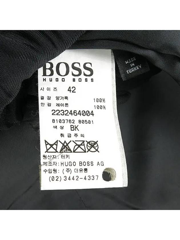 Smith Market used luxury goods black jacket men s clothing - HUGO BOSS - BALAAN 4