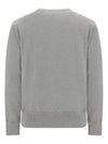 Face Logo Patch Cotton Sweatshirt Grey - ACNE STUDIOS - BALAAN 3