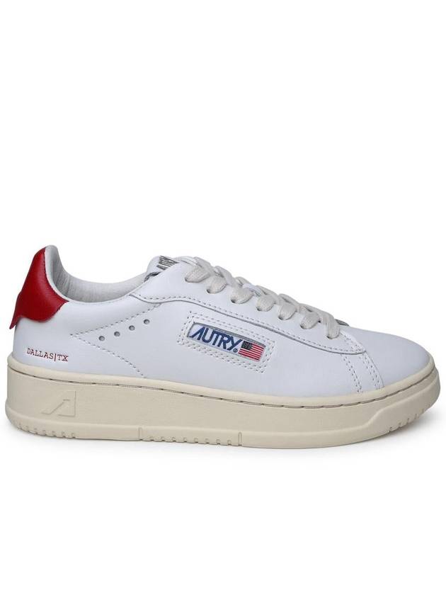 Dallas Low Top Sneakers White Red - AUTRY - BALAAN 2