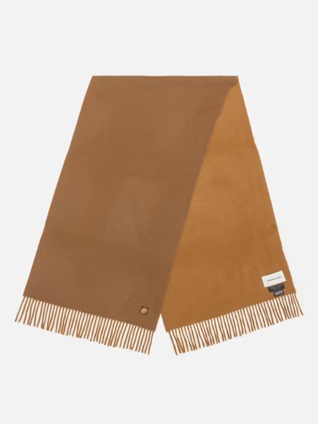 Bold Fox Head Patch Muffler Brown - MAISON KITSUNE - BALAAN 3