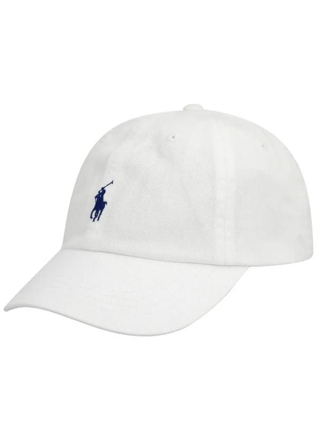 Embroidered Pony Ball Cap White - POLO RALPH LAUREN - BALAAN 6