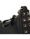 Rockstud Tote Bag Black - VALENTINO - BALAAN 8