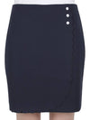 Women's Anna Mini H-Line Skirt Navy - J.LINDEBERG - BALAAN 7