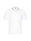 Piqures Sellier Collar Polo Shirt White - HERMES - BALAAN 7