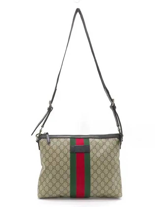 523335 PVC GG Supreme Ophidia Messenger Cross Bag - GUCCI - BALAAN 3