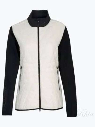 Women's Holma Quilt Hybrid Jacket Whisper White - J.LINDEBERG - BALAAN 2