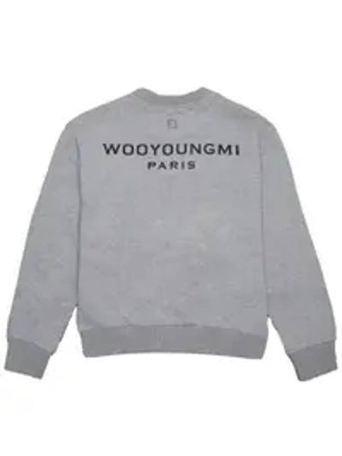 Back logo sweatshirt gray - WOOYOUNGMI - BALAAN 1